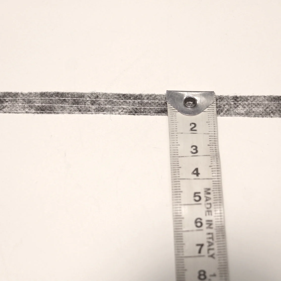 10mm Straight Fusible Stay-Tape - Charcoal - Image 3
