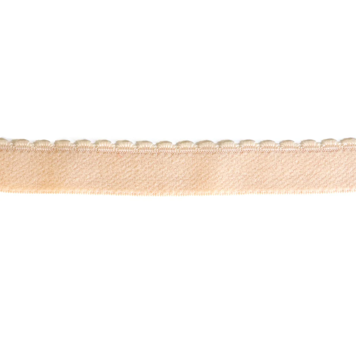 *Scalloped Elastic (16mm) - Nude - Image 2