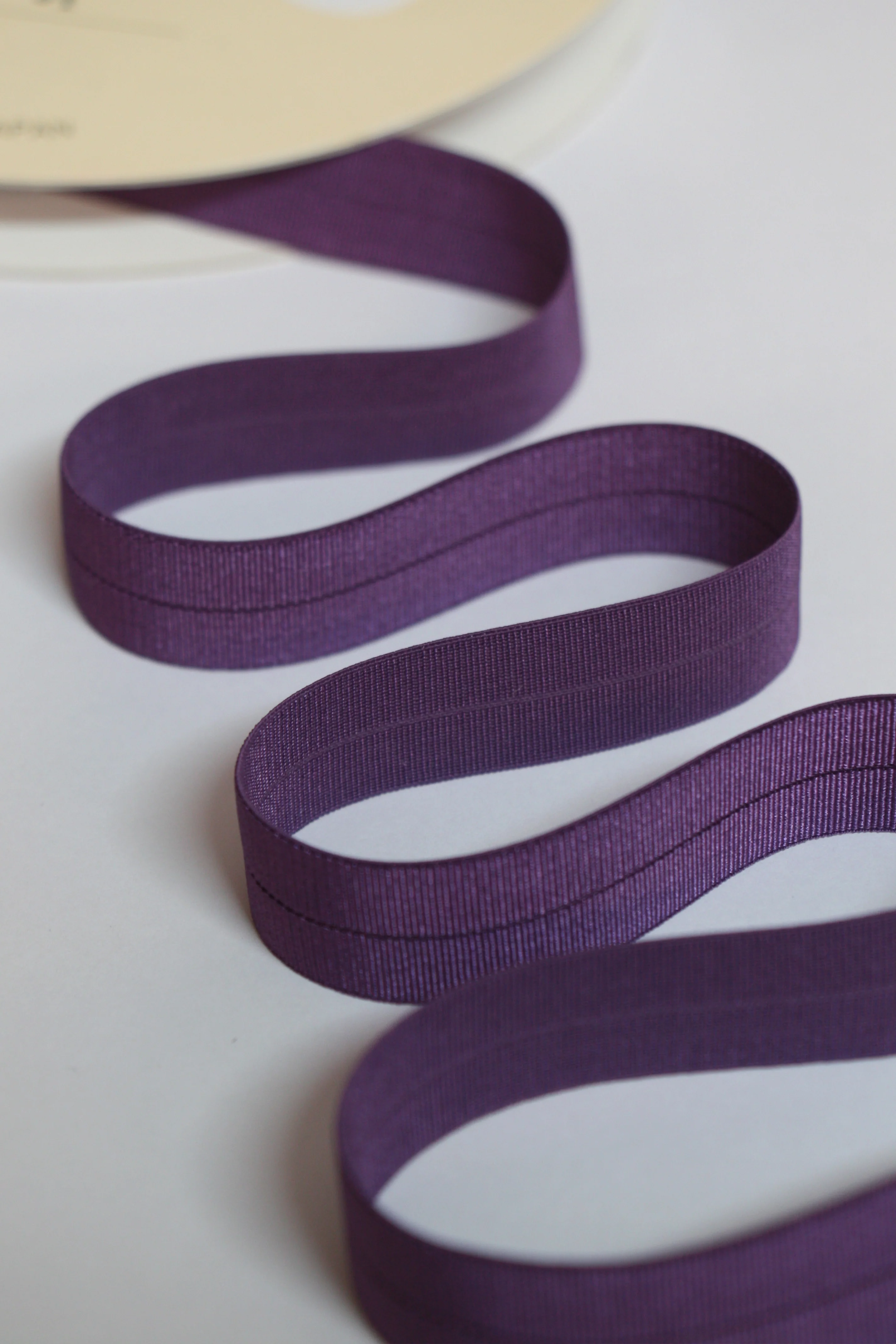 18mm Stretch Fold-Over Binding - Purple - Image 2