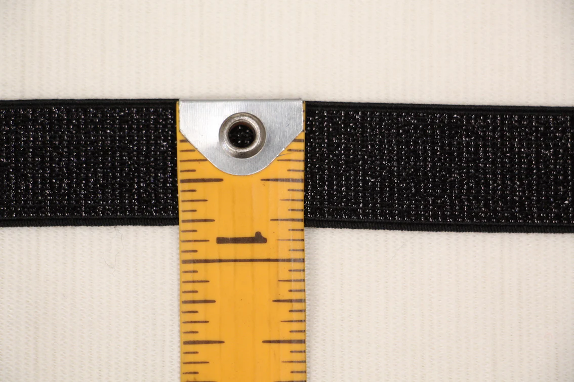 Metallic Fancy Elastic (20mm/ 3/4") - Black - Image 3