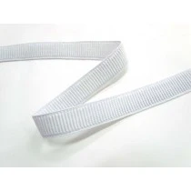 *Ribbed Non-Roll Elastic (20mm) - White - Image 2