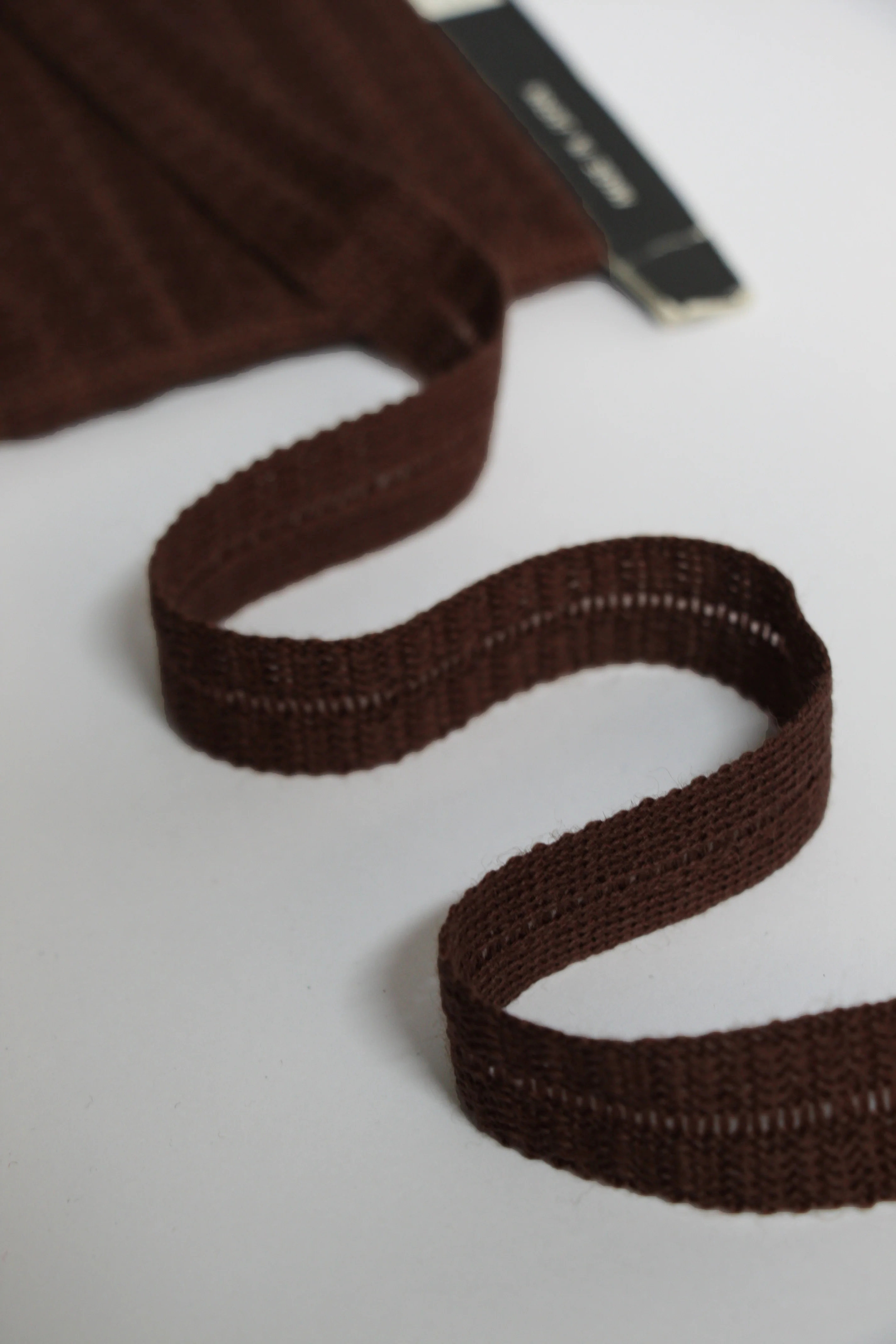 22mm Wool Binding - Dark Brown - Image 2