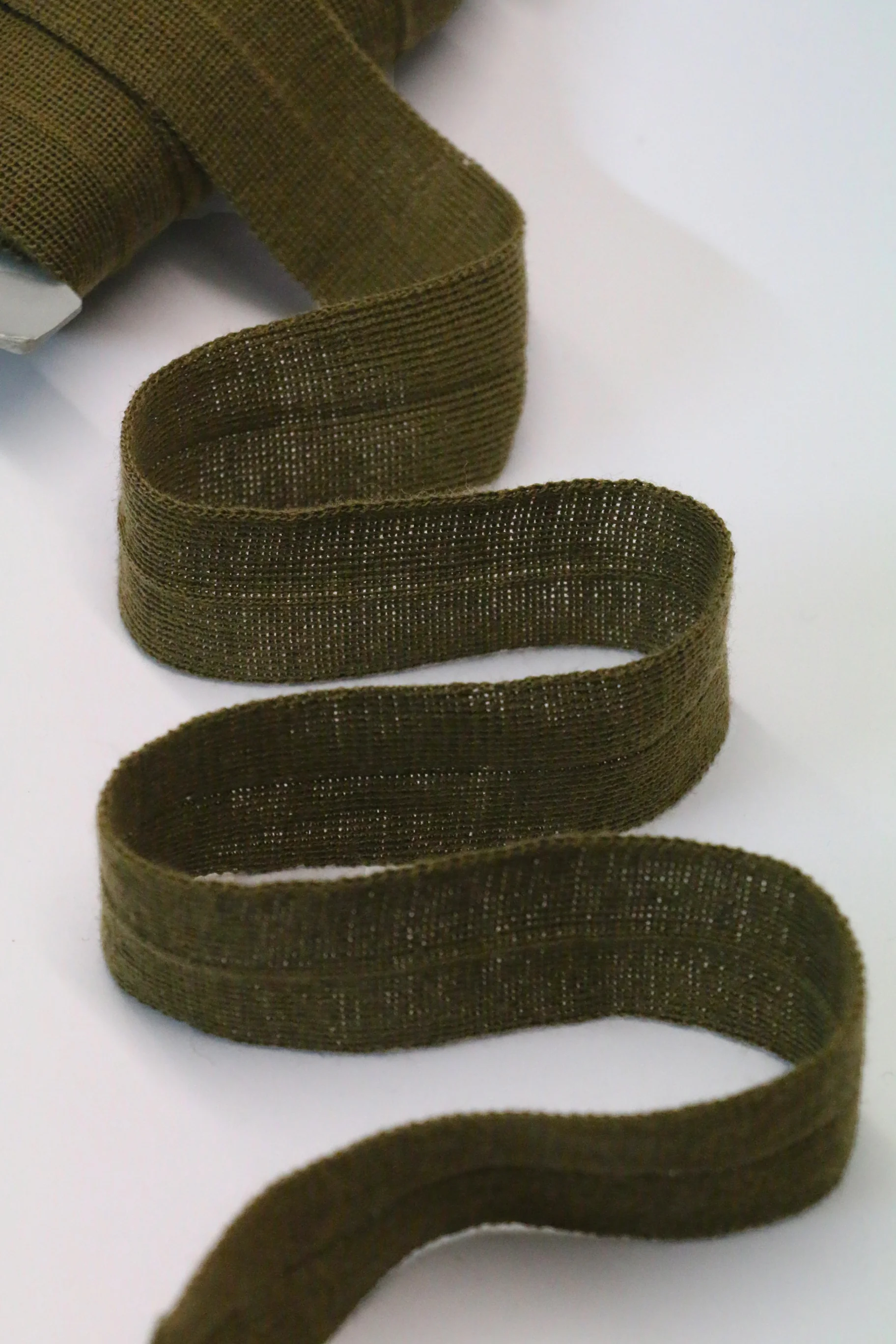 30mm Wool Binding - Olive - Image 2