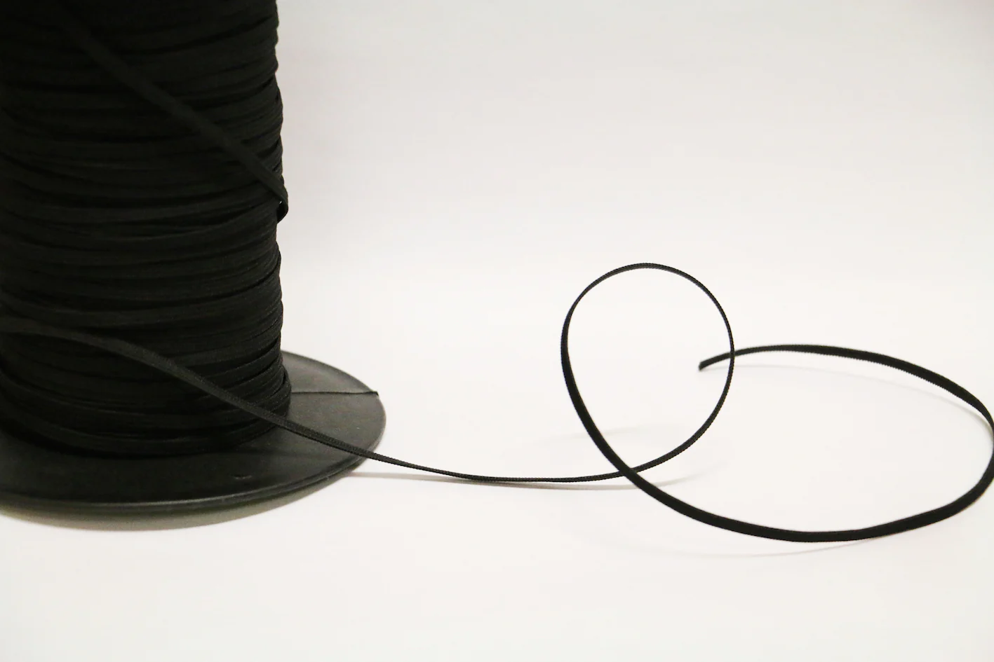 *Braided Elastic (3mm) - Black