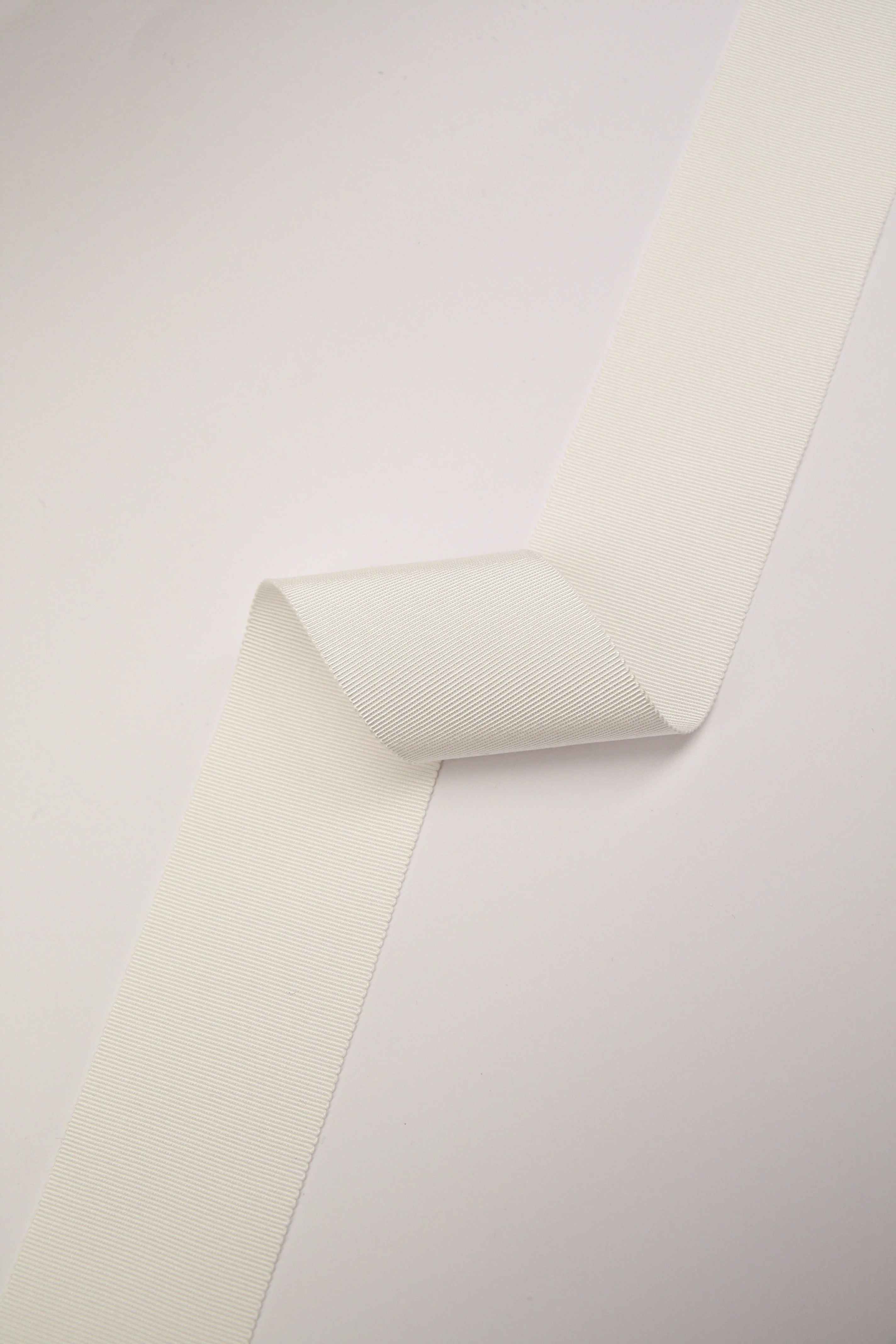 50mm Grosgrain Ribbon - Ivory - Image 2
