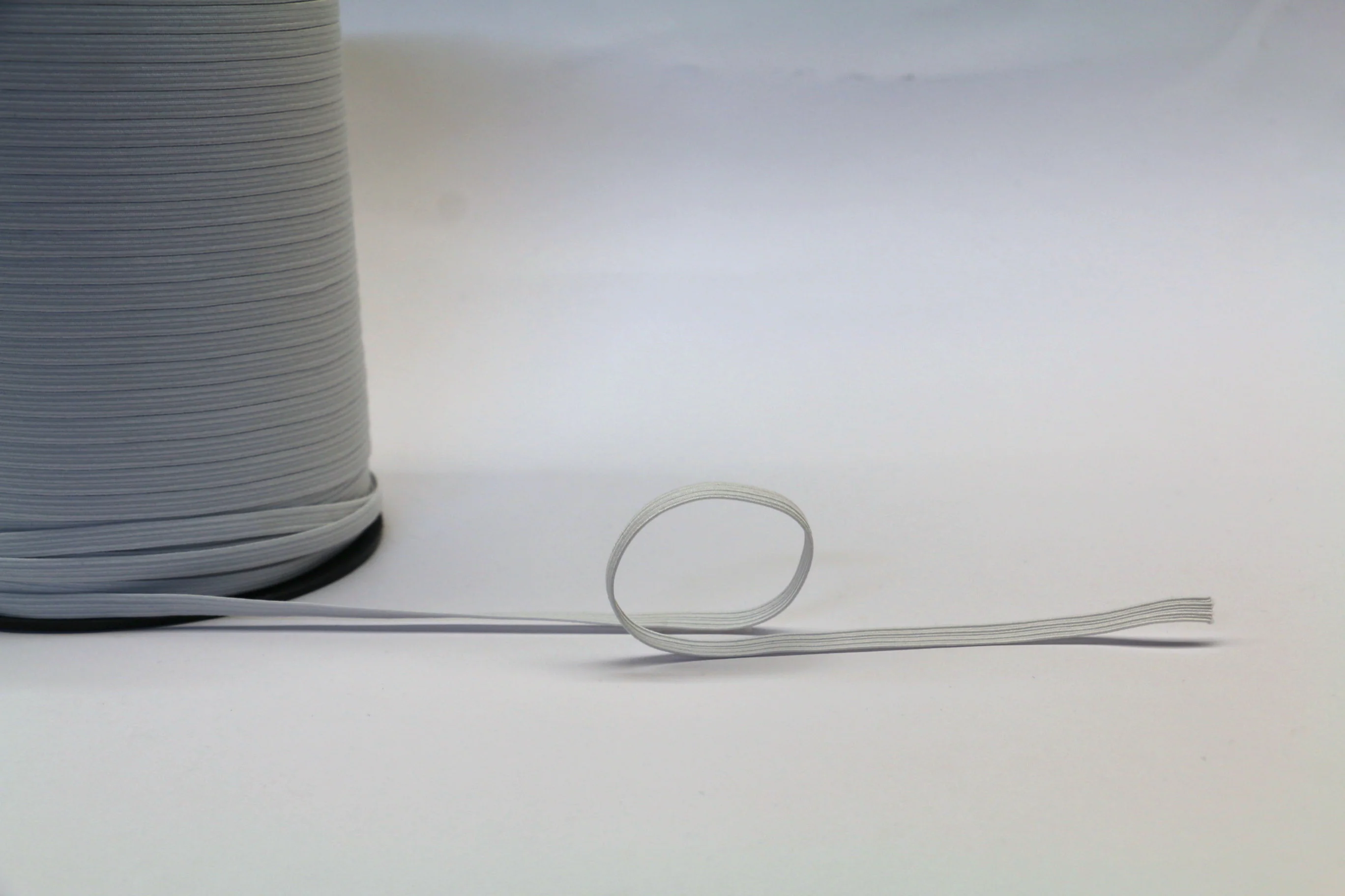 *Braided Elastic (6mm) - White