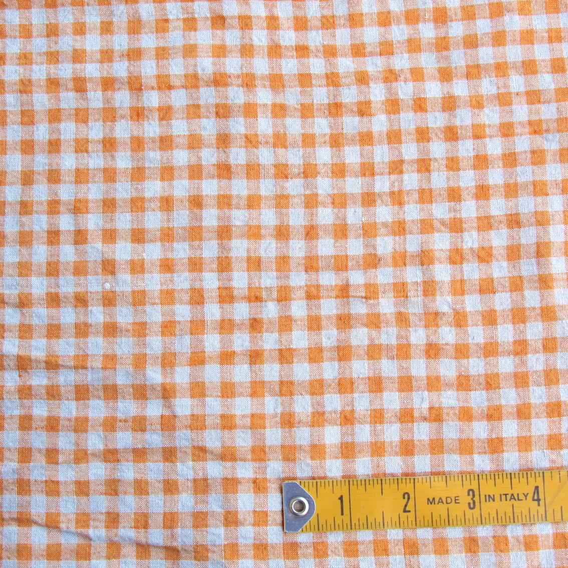 Abby Check Jaffa Washed Linen - Image 3