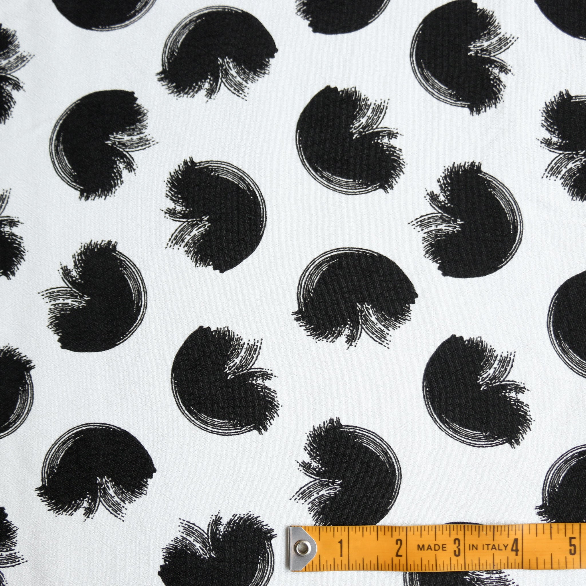 Abstract Mela White Viscose - Image 3