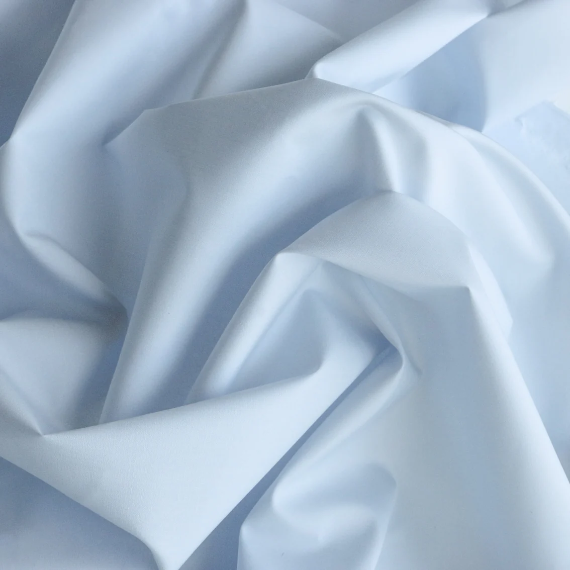 Adele Blue Cotton Poplin - Image 2