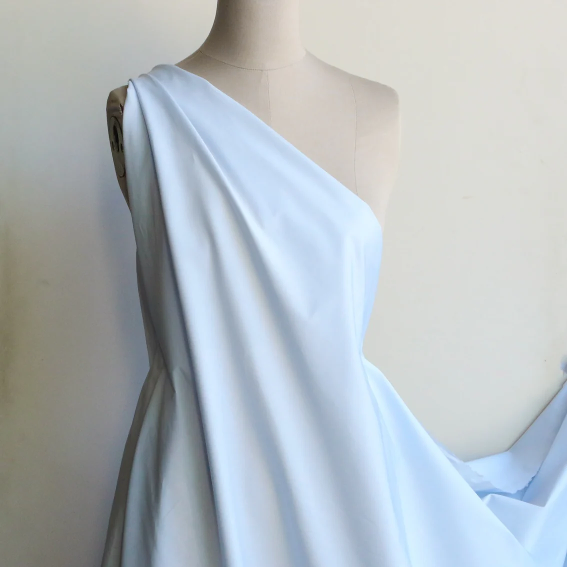 Adele Blue Cotton Poplin - Image 4