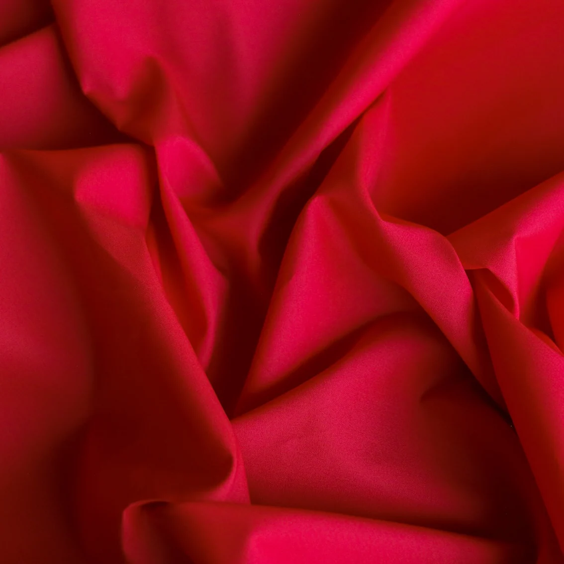 Adele Red Cotton Poplin - Image 3