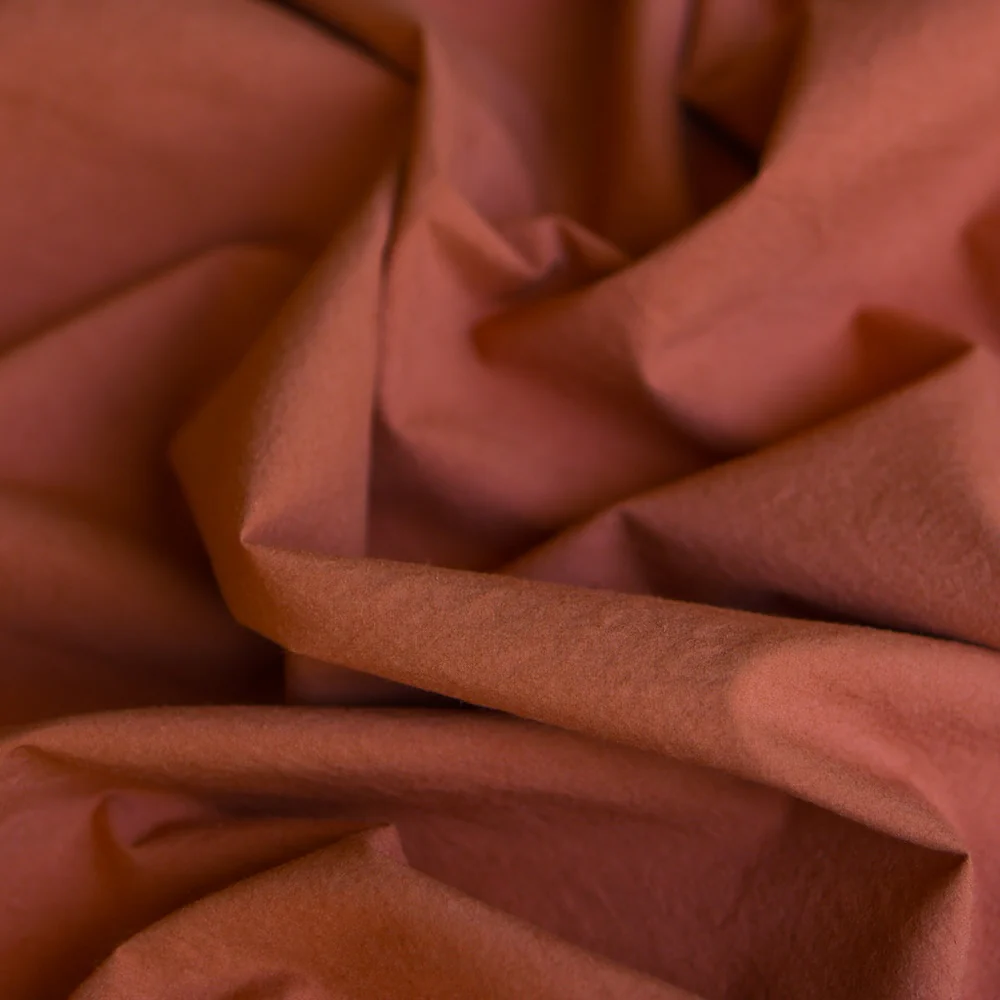 Akira Poplin Terra - Typewriter Cotton - Washer Finish - Image 2