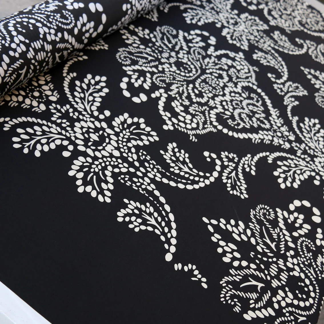 Albero Spot Black Silk Crepe De Chine - Image 3