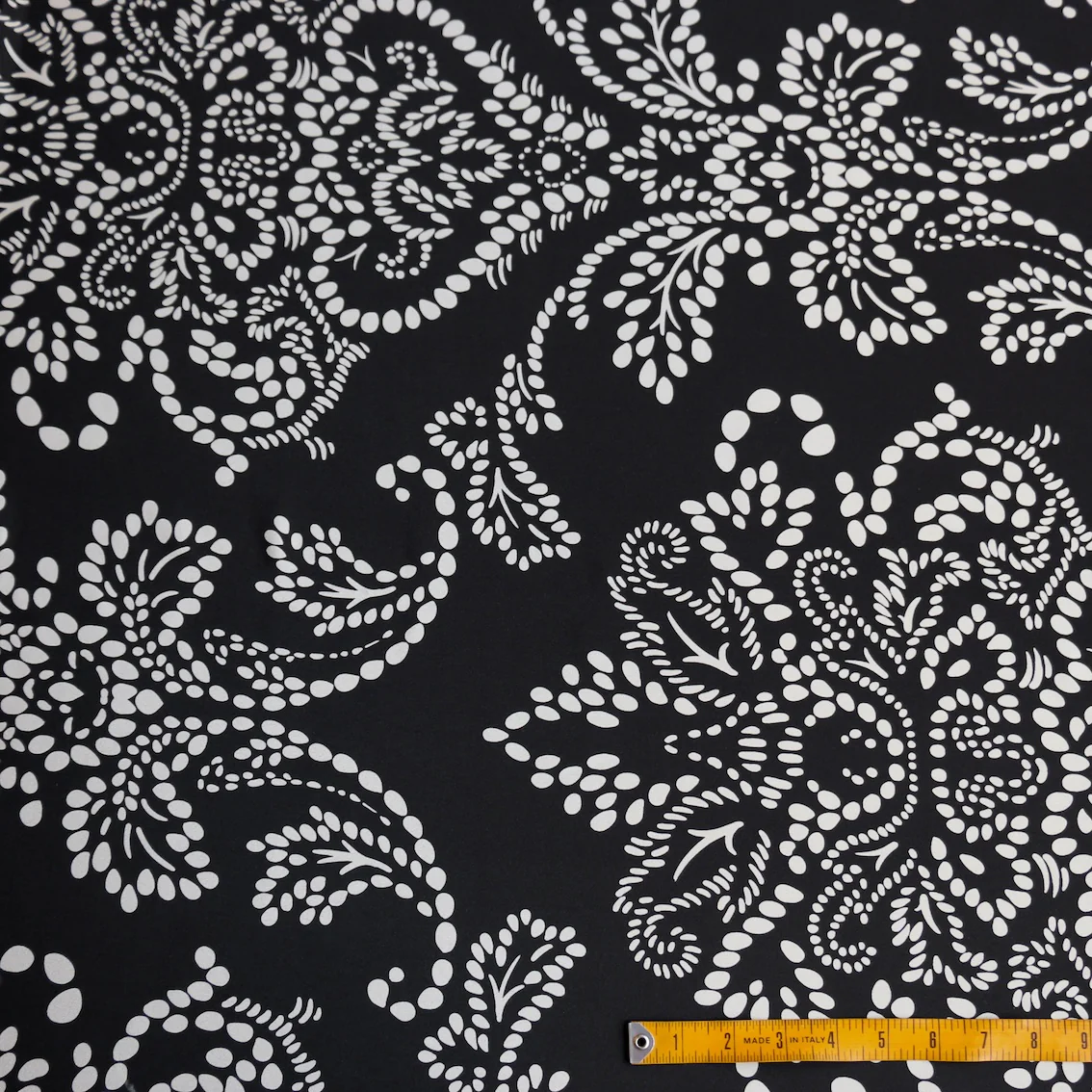Albero Spot Black Silk Crepe De Chine - Image 4