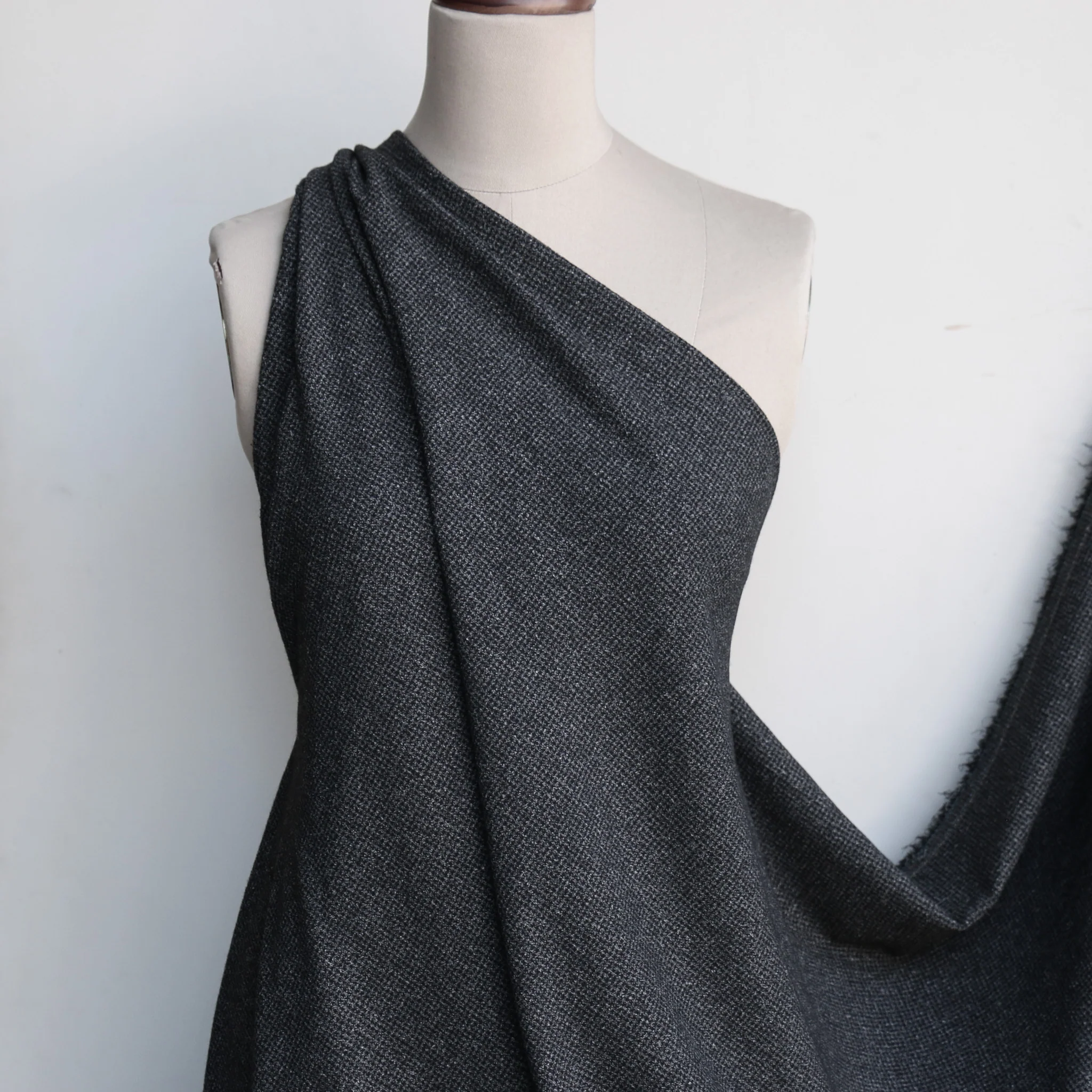 Albi Check Vichy Crepe - Image 4