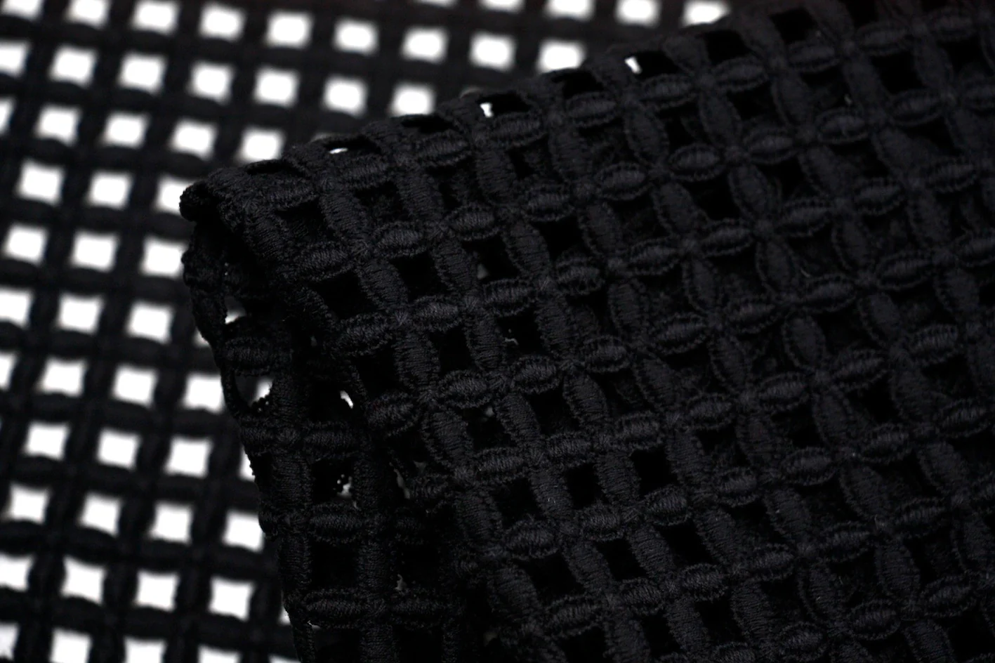 Alexa Guipure Lace Black