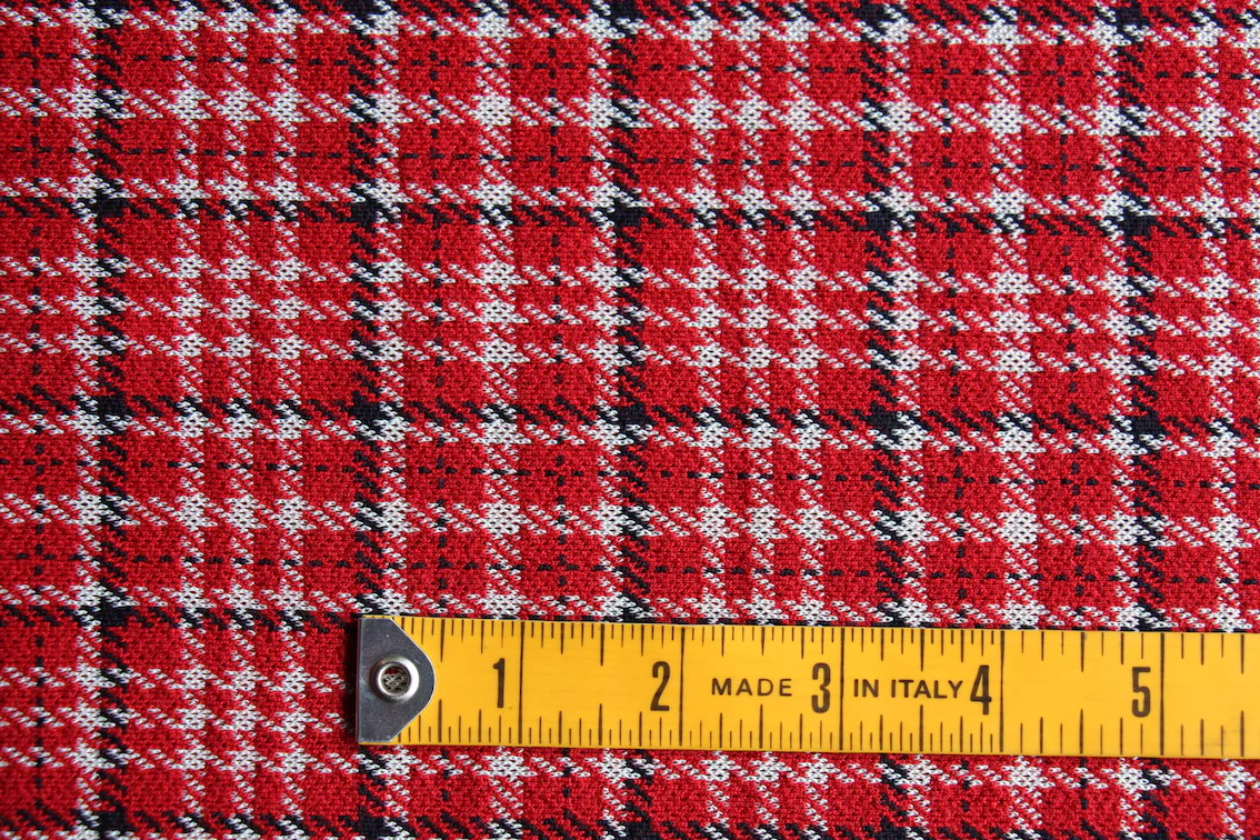 Alexa Red Check Knit - Image 2