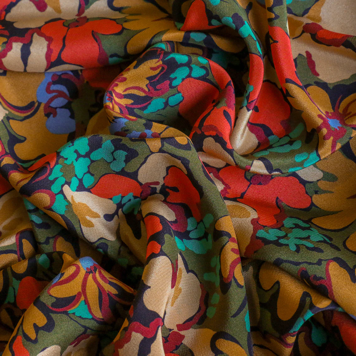 Alison Lewis Mustard/Orange - Liberty Silk CDC - Image 2