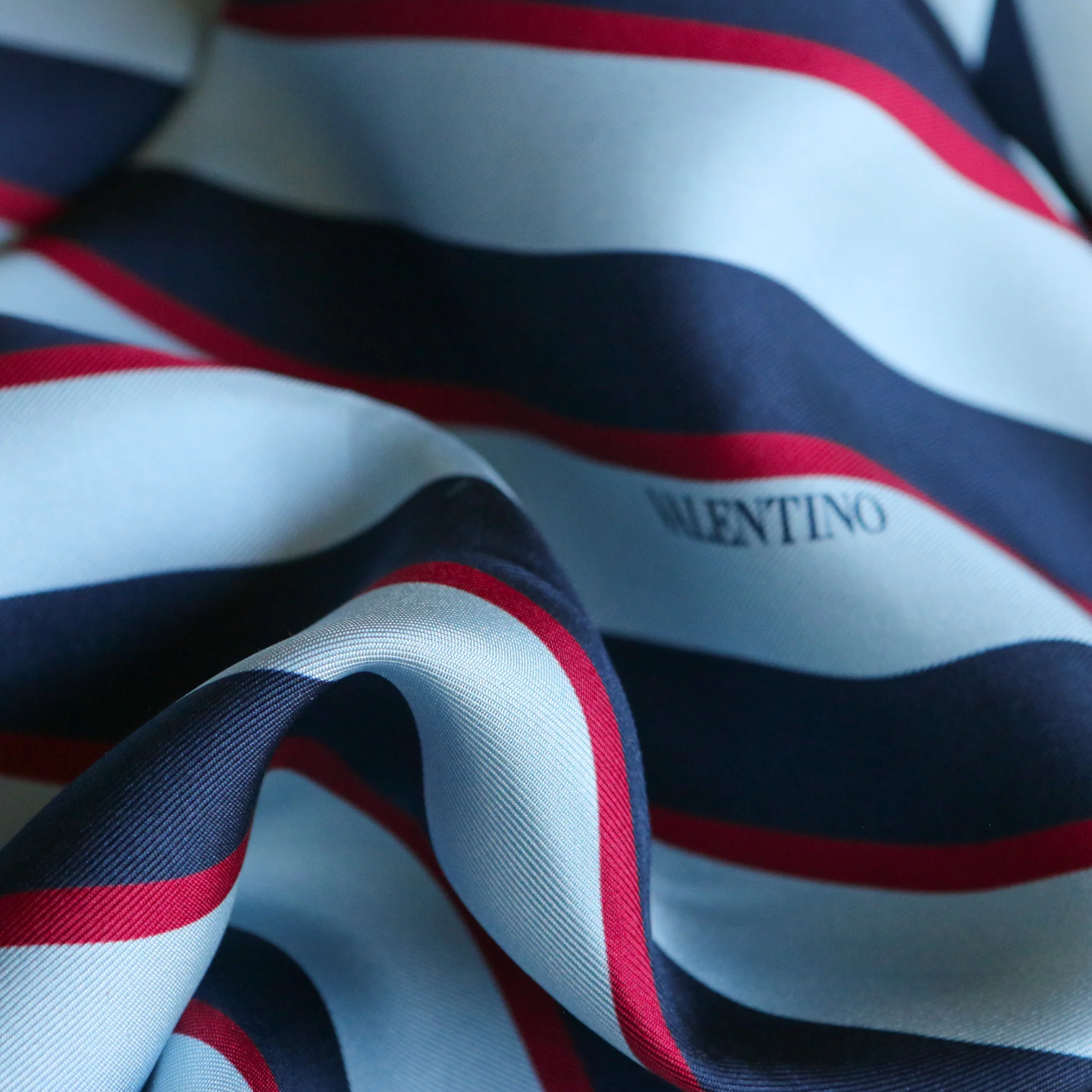 Amalfi Stripe Silk Twill - Image 2