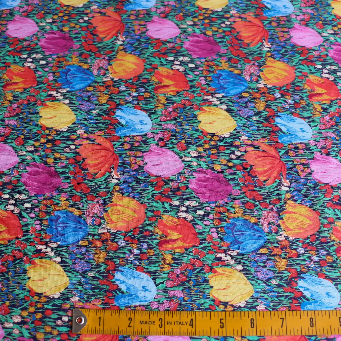Amalia Tulip Multi - Liberty Sycamore Linen - Image 3