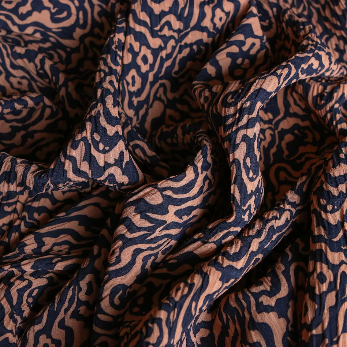 Amber Ripple Crinkle Viscose - Image 2