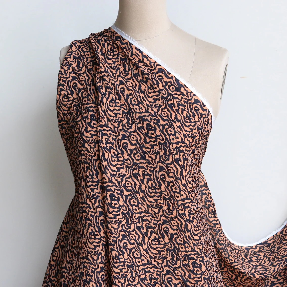 Amber Ripple Crinkle Viscose - Image 5
