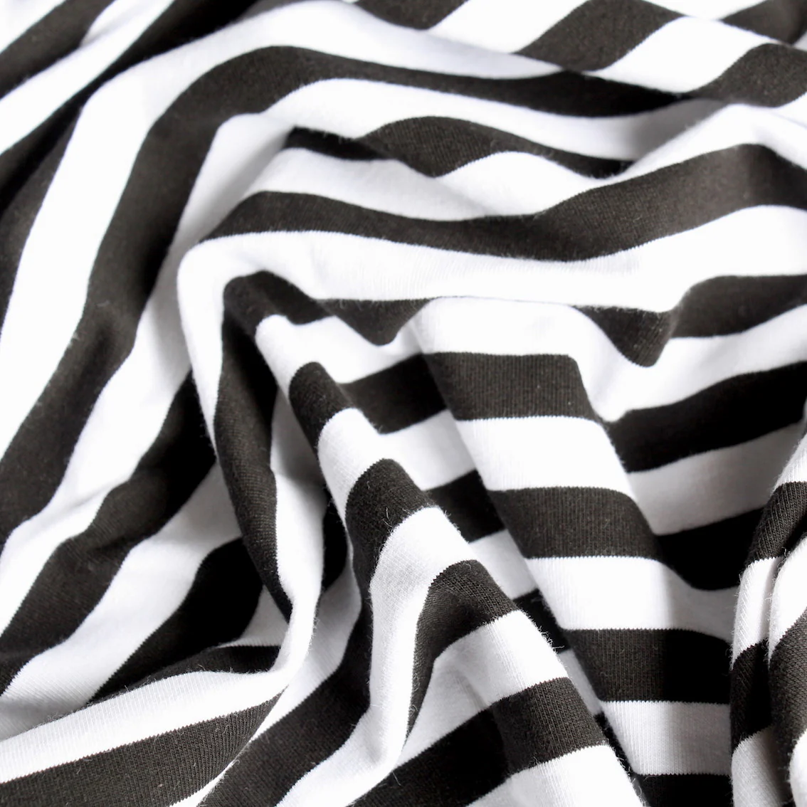 Ani Black White French Terry - Image 2