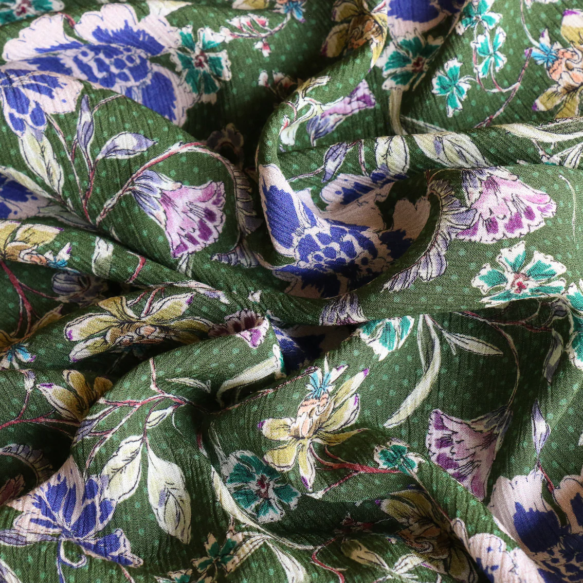 Anice Green Viscose/Rayon - Image 2