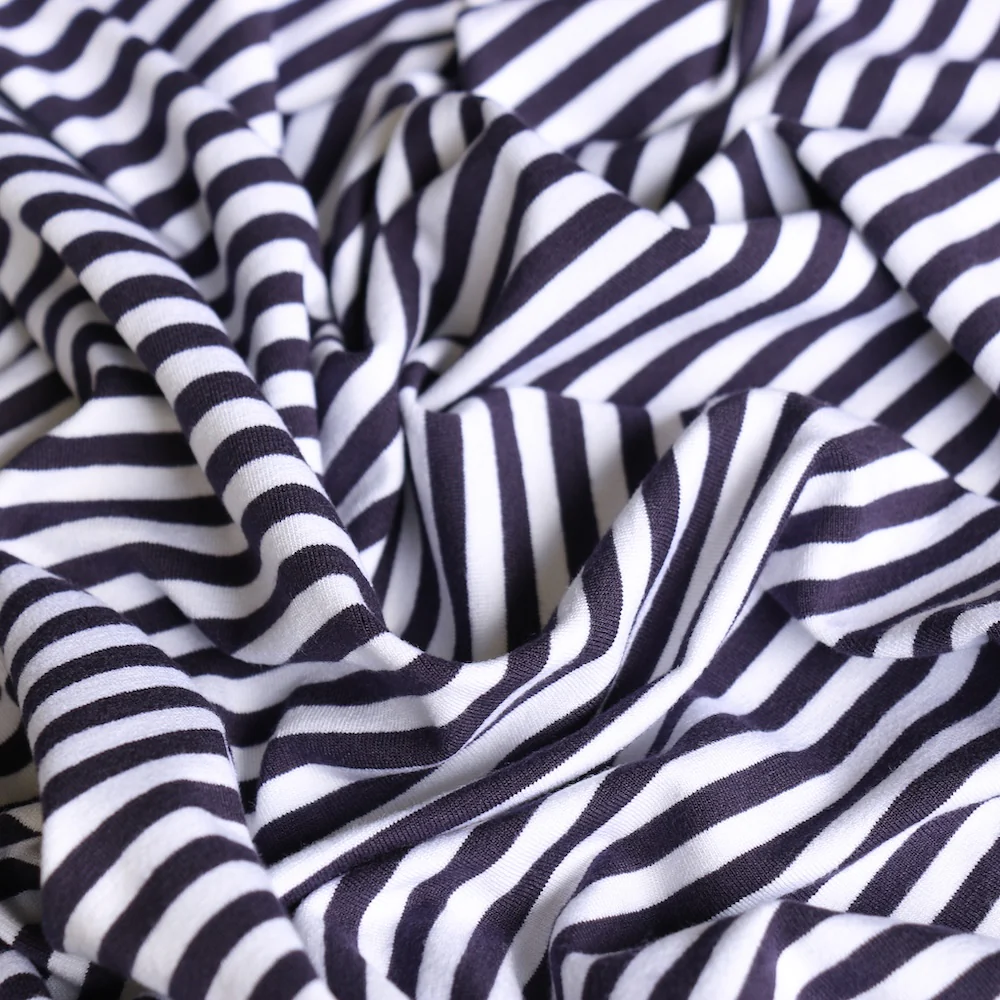 Annecey Stripe Navy/White Jersey - Image 2