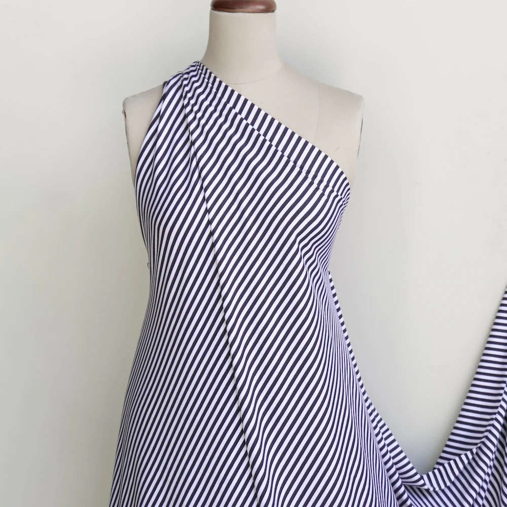 Annecey Stripe Navy/White Jersey - Image 5