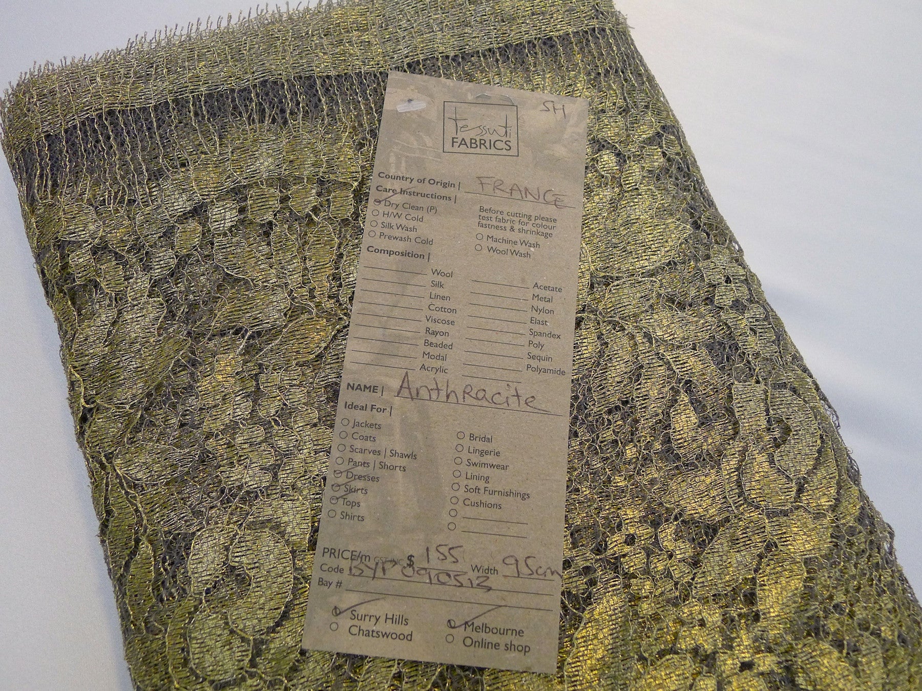 Anthracite/Gold Lace - Image 6