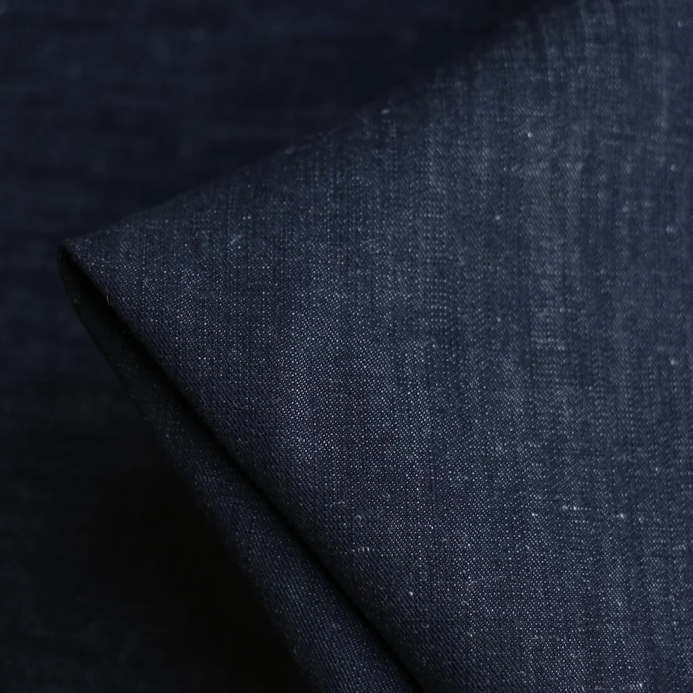 Anya Denim Blue - Cotton/Linen Denim