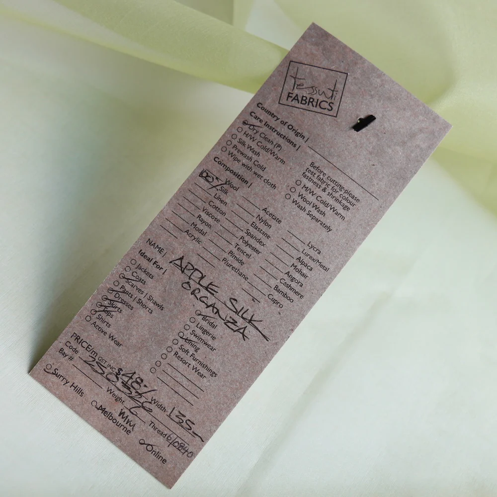 Apple Silk Organza - Image 3