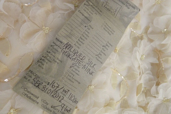 Appliqued Silk Georgette - Image 9