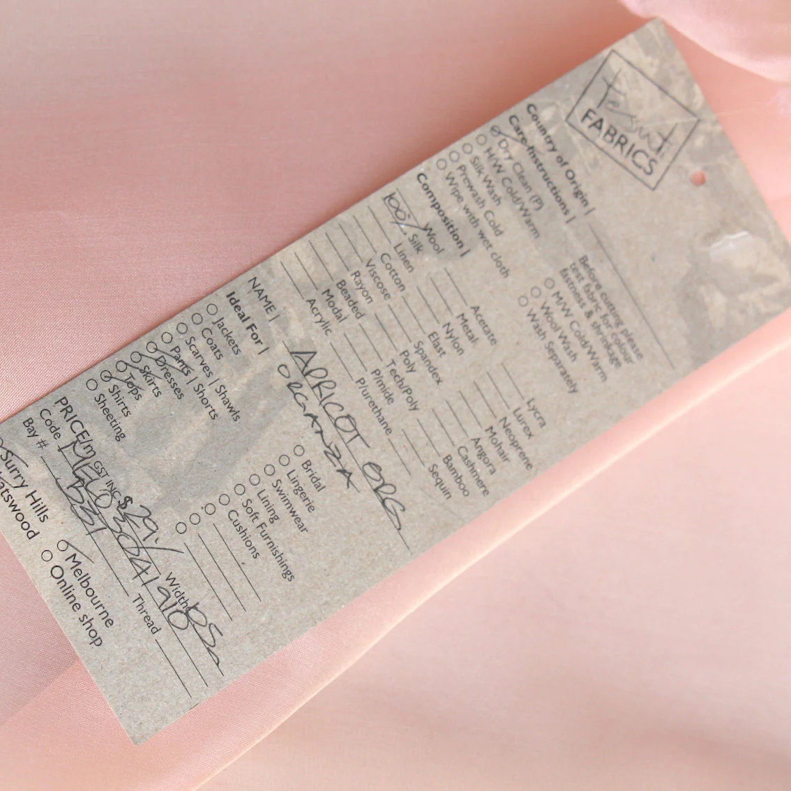 Apricot Org Organza - Image 3