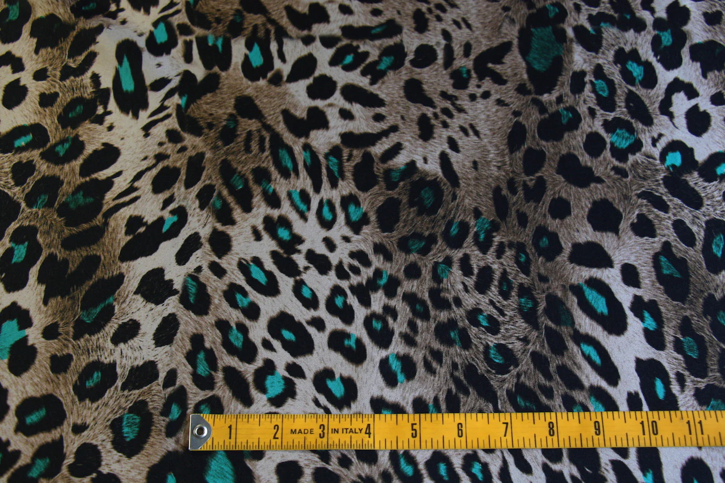 Aqua Cat Silk Satin - Image 2