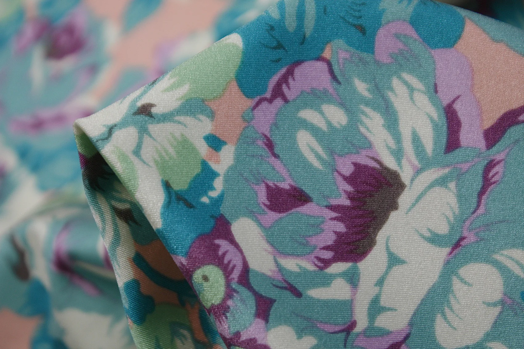 Aqua Rose Stretch - Swimwear Fabric