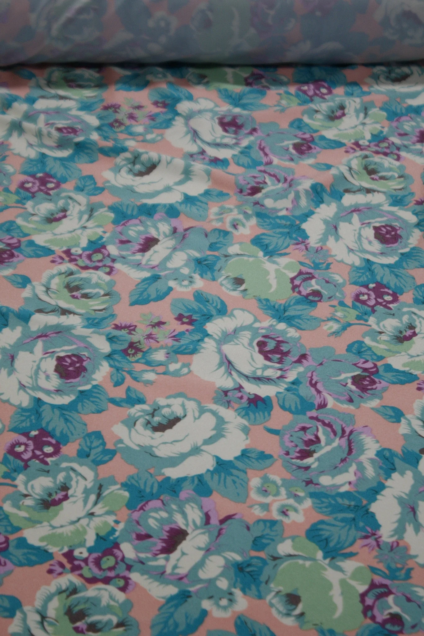 Aqua Rose Stretch - Swimwear Fabric - Image 2