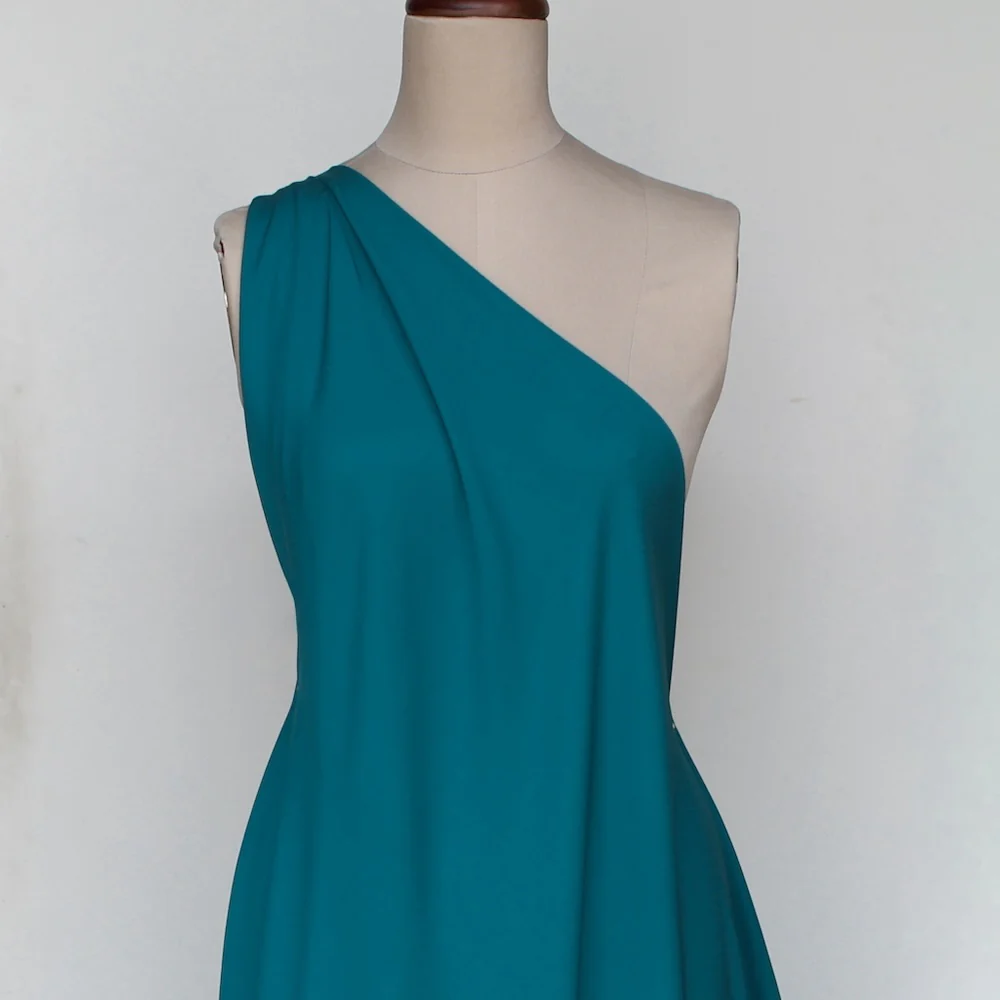 Aquamarine Silk Double Georgette - Image 3