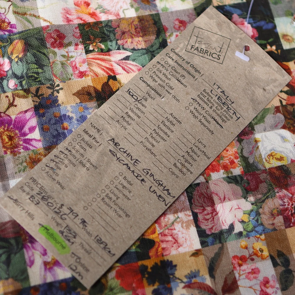 Archive Gingham Sycamore Linen - Image 4