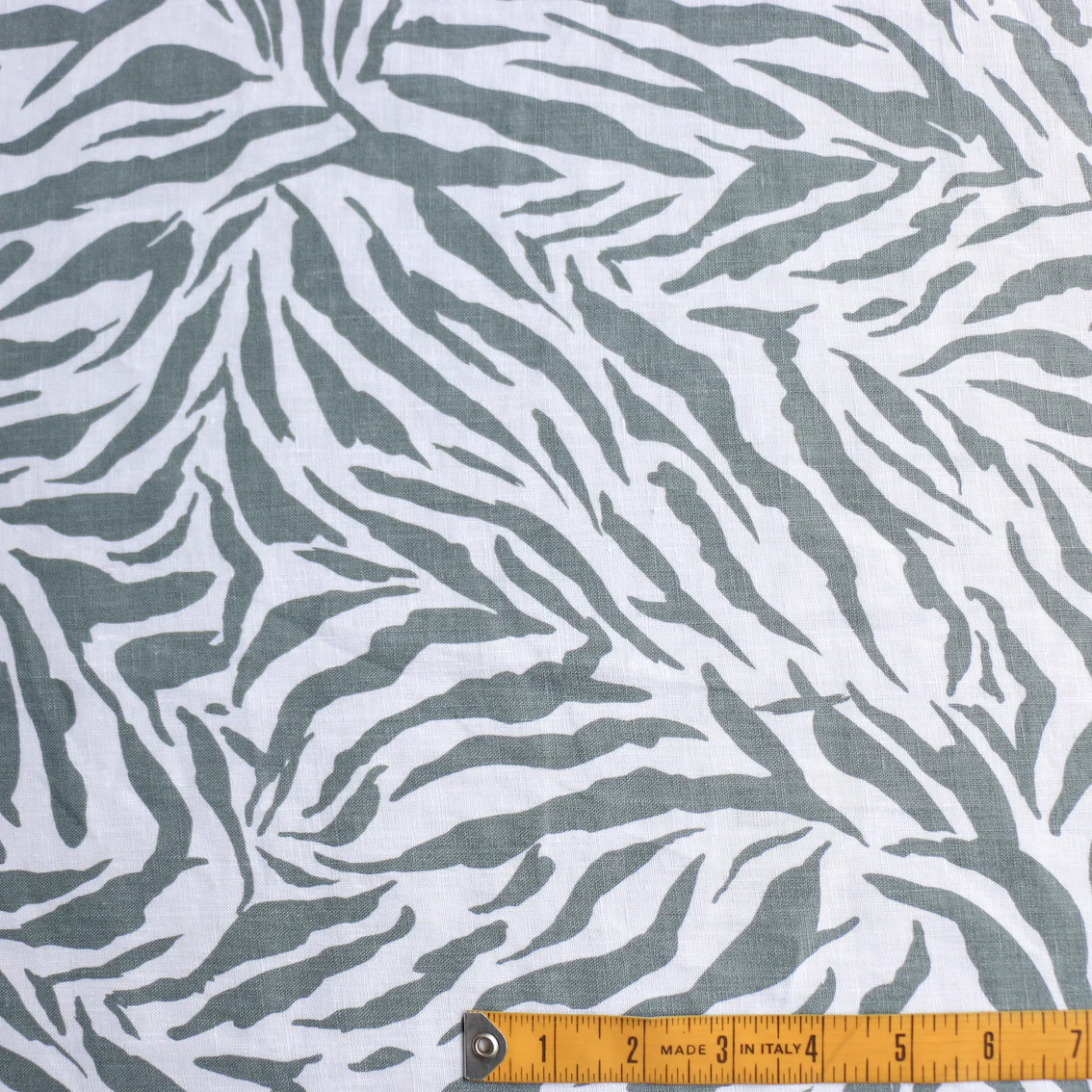 Arctic Stripe Printed Linen - Image 3