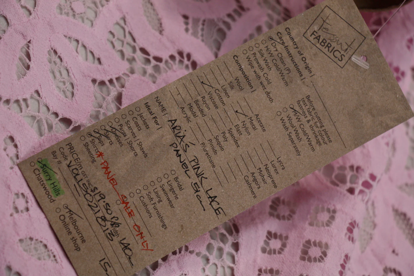 Aria's Pink Lace - Image 3