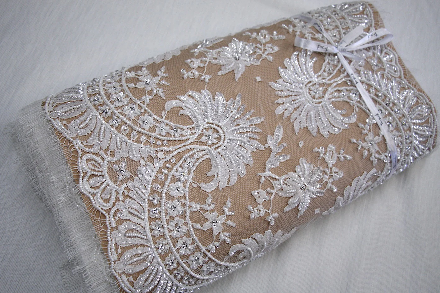 Art Deco Beaded Lace Trim