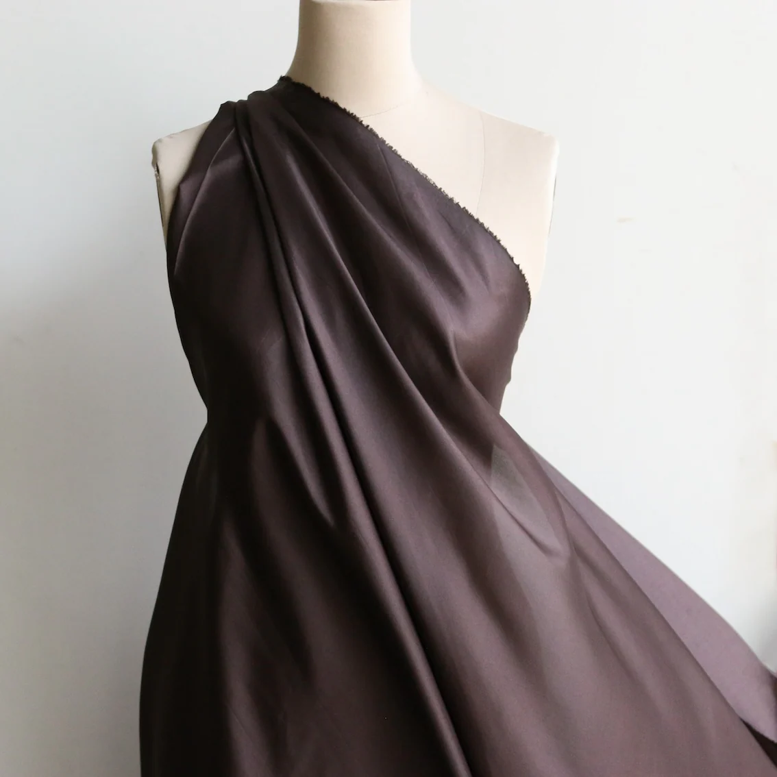 Ash Charcoal Habutai Silk - Image 4