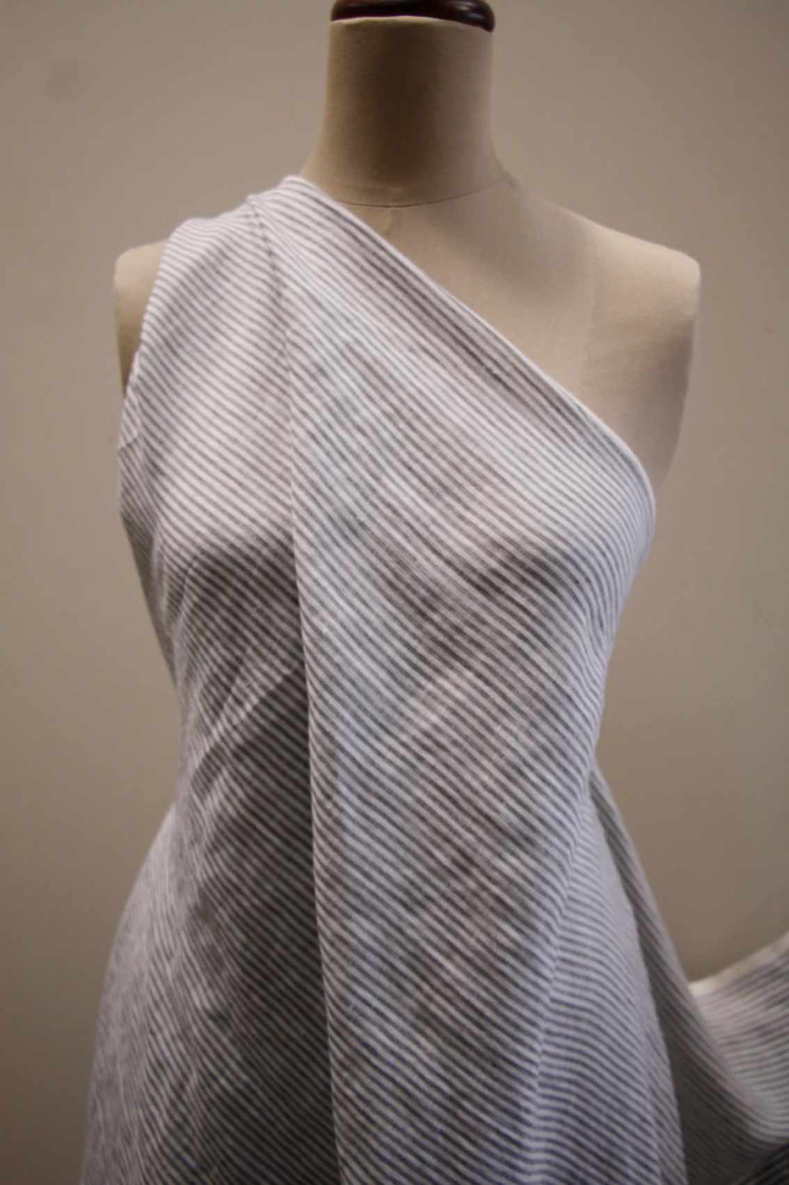 Ash Stripe Washed Linen - Image 5