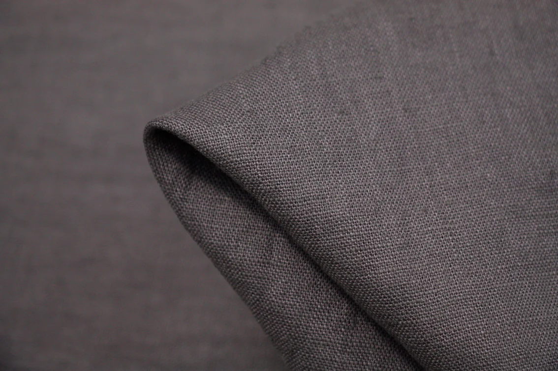 Asphalt Washed Linen
