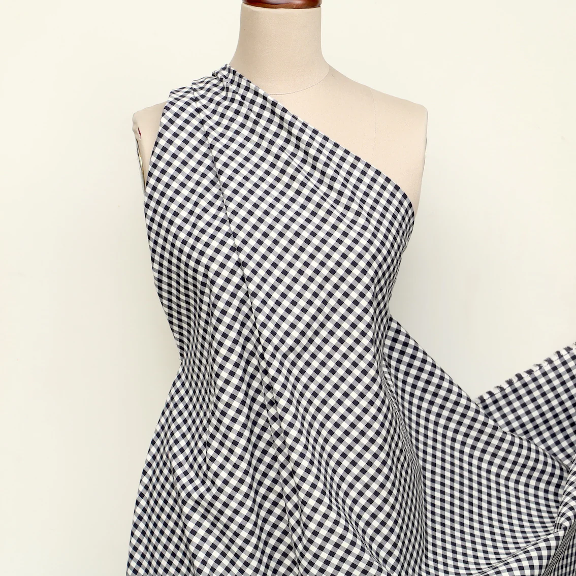 Aston Check Stretch Cotton - Image 5