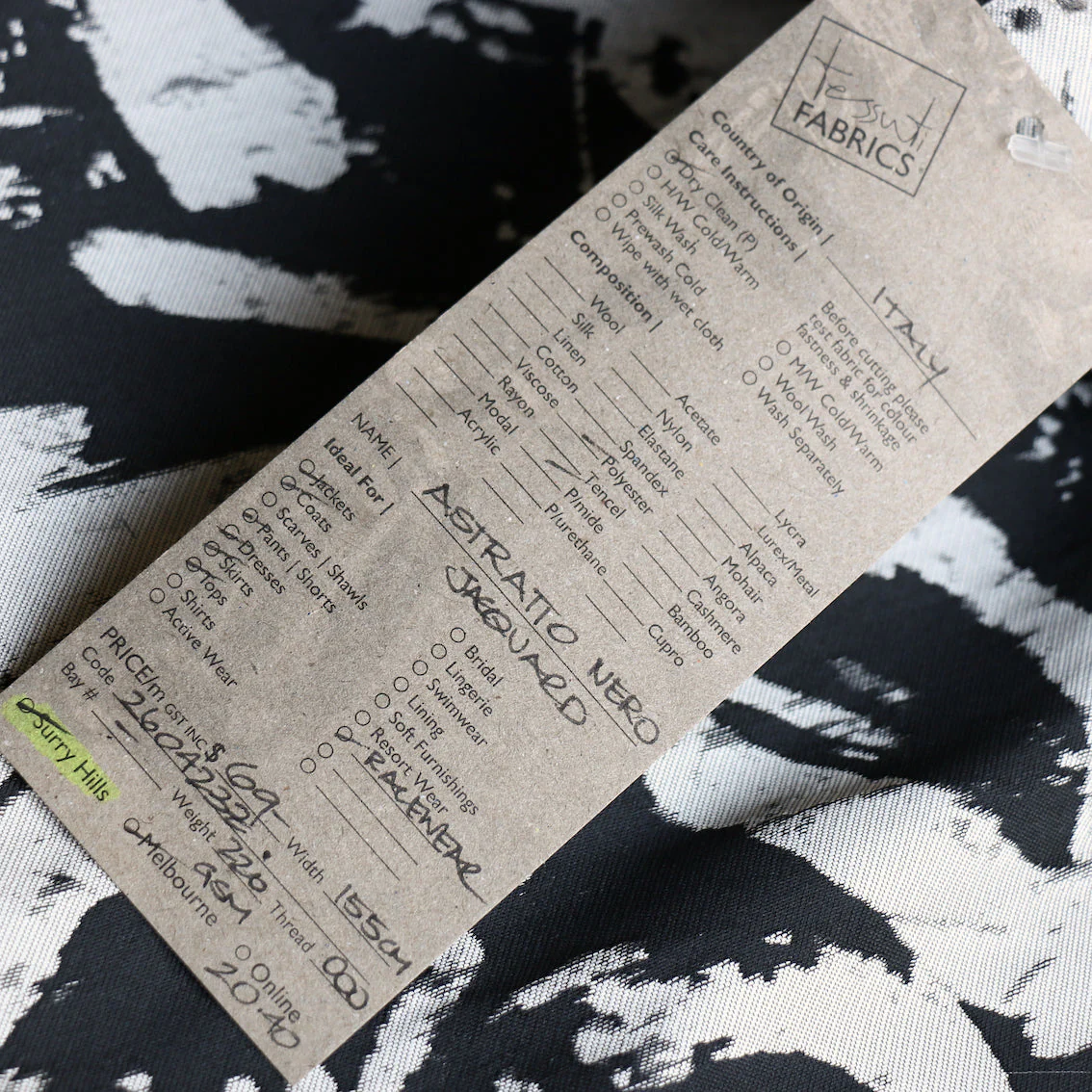 Astratto Nero Jacquard - Image 4