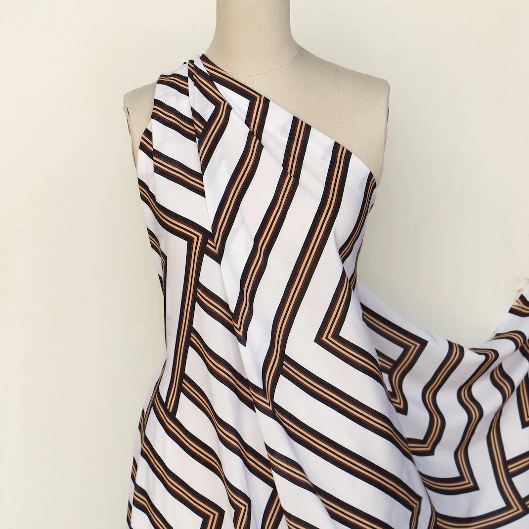 REDUCED - At The Corner - Silk Crepe De Chine - Image 6