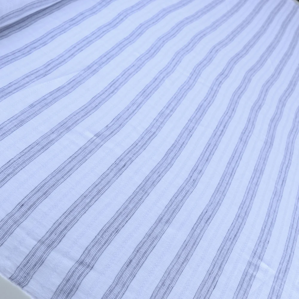 Athina Stripe Jacquard Linen - Image 4